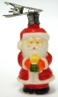 Елочная игрушка "Дед Мороз" Пластмасса, роспись Восток, 80-е годы XX века Высота: 6,5 см Сохранность хорошая инфо 6074z.