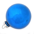 Елочная игрушка "Синий шар" Стекло ГДР, 70-е годы XX века Диаметр 6,5 см Сохранность хорошая инфо 6079z.