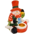 Подсвечник керамический "Снеговик в шляпе" см Изготовитель: Китай Артикул: 15749 инфо 7979u.